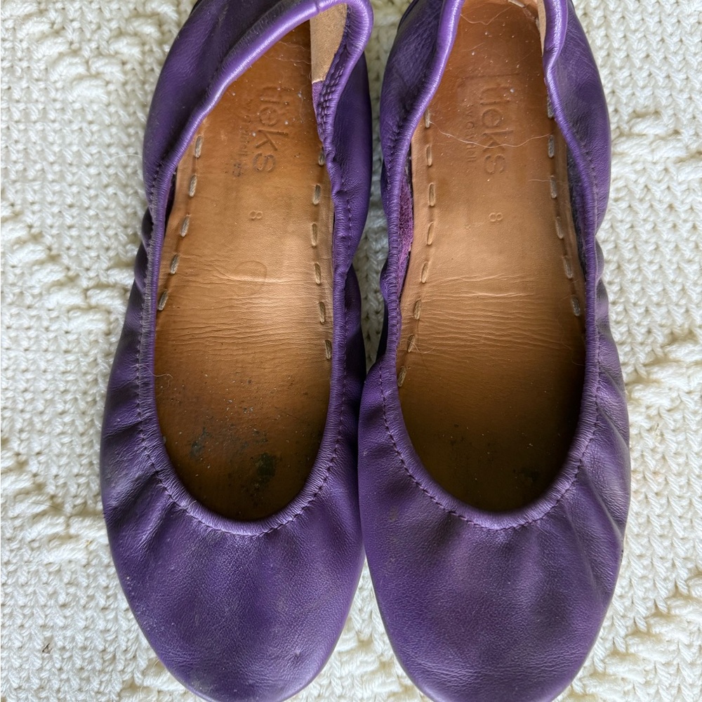 Tieks Women's Purple Ballet Flats